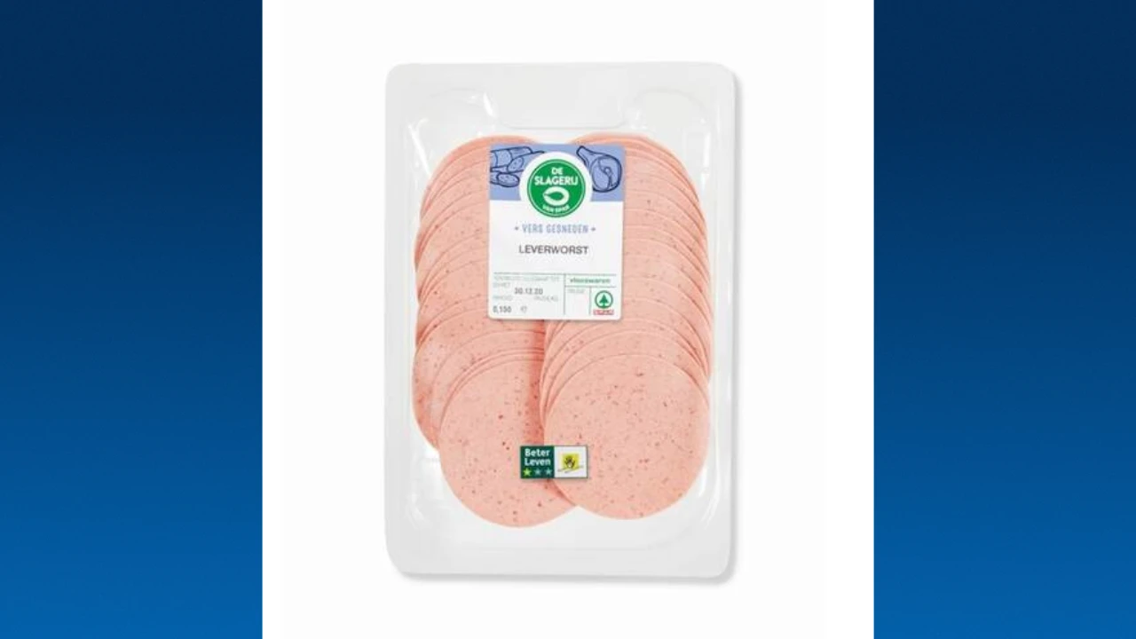 Terugroepactie: SPAR haalt leverworst uit de schappen