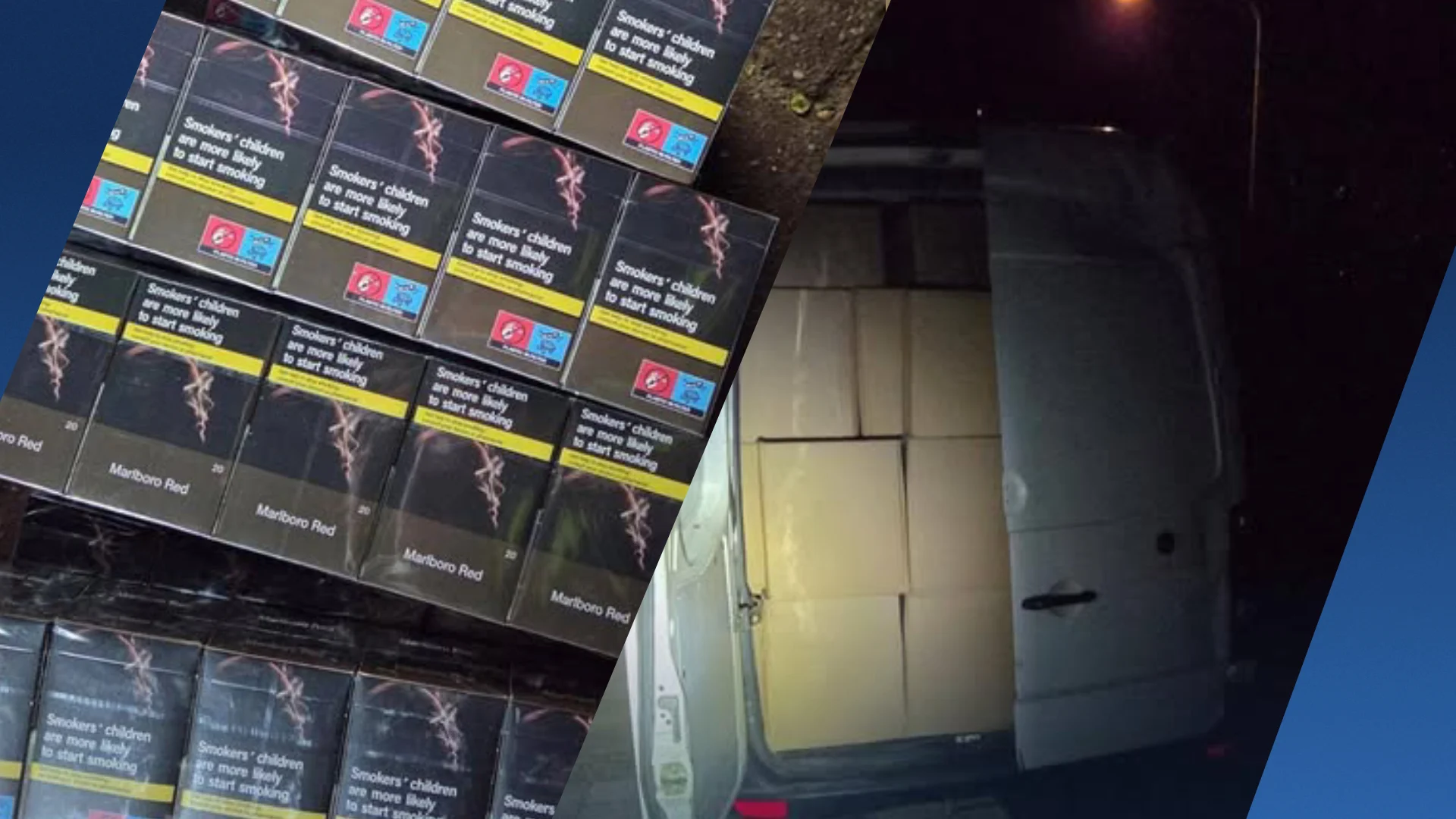 Politie treft honderdduizenden sigaretten aan in busje in Overijssel