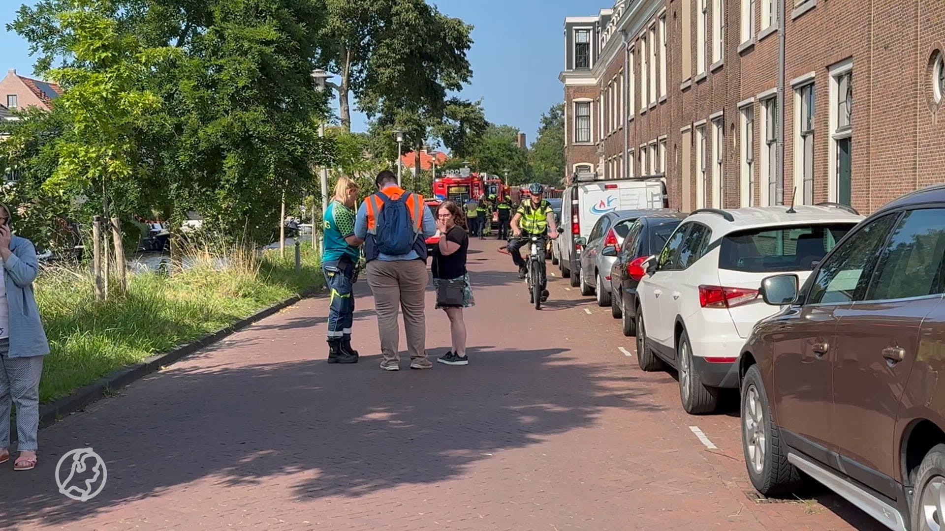 Brand in opvanglocatie voor vluchtelingen in Katwijk
