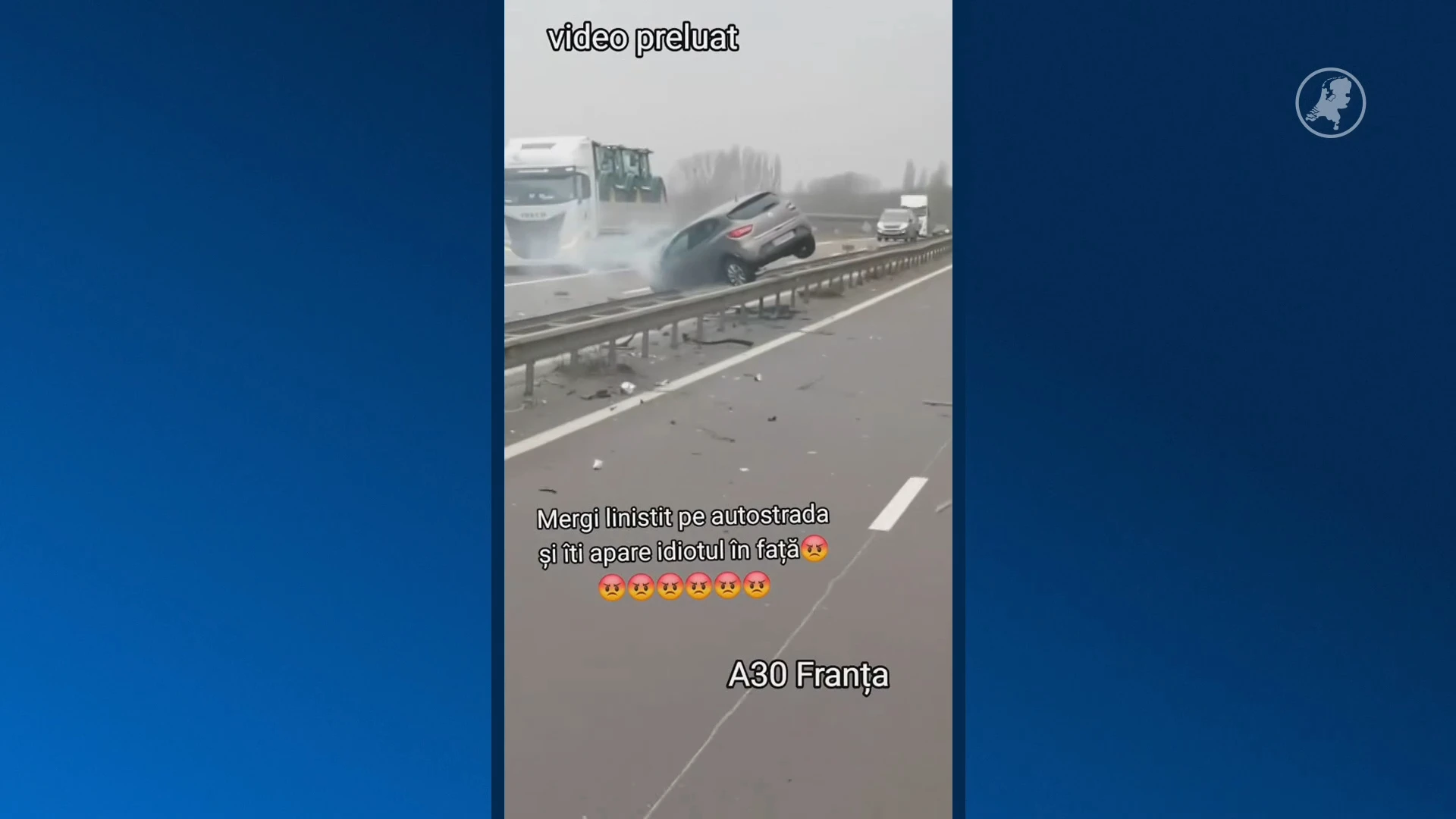 Nederlander (70) overleden door ongeluk met spookrijder