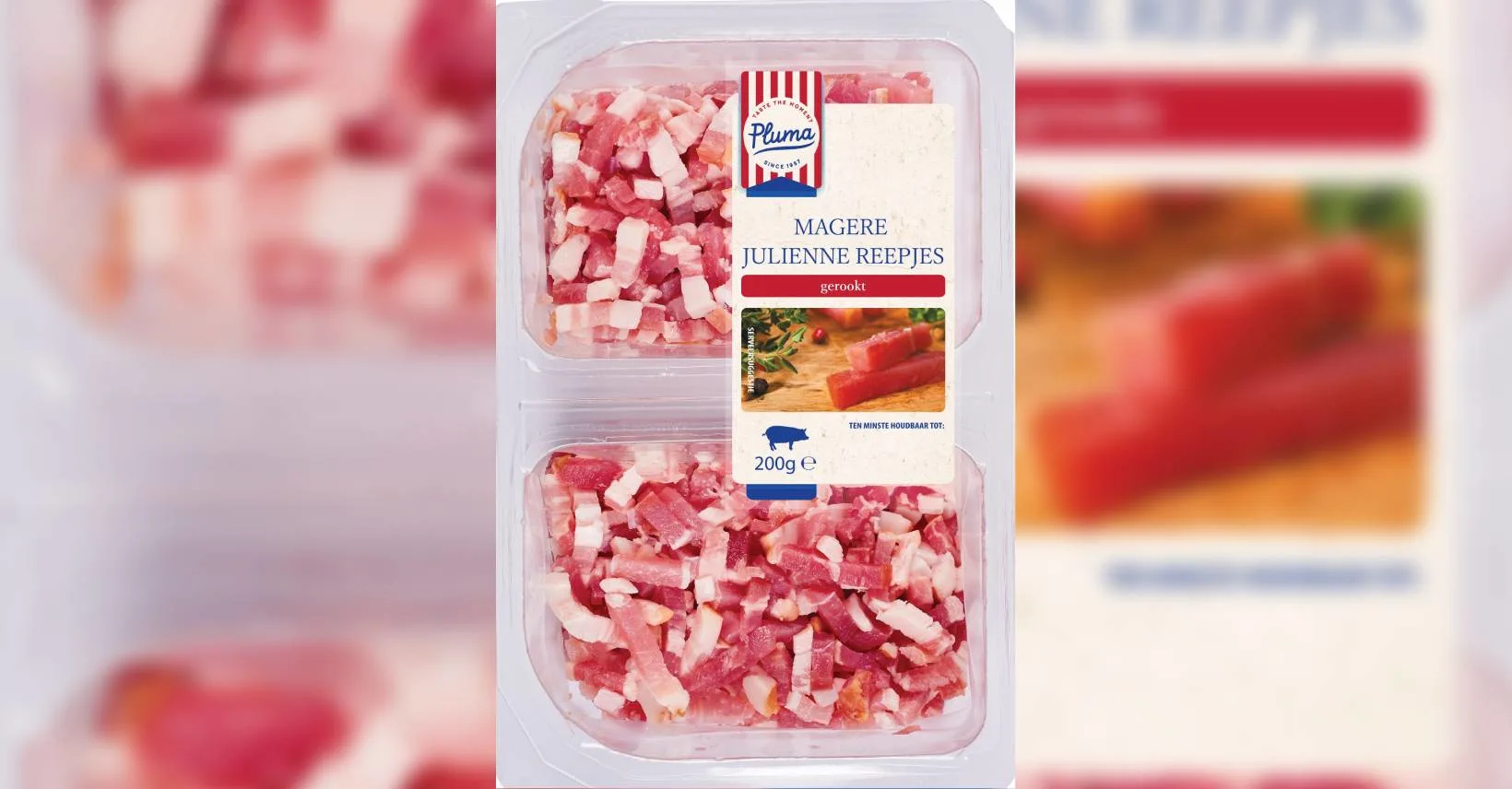 Mogelijk glas in spekreepjes bij meerdere supermarkten