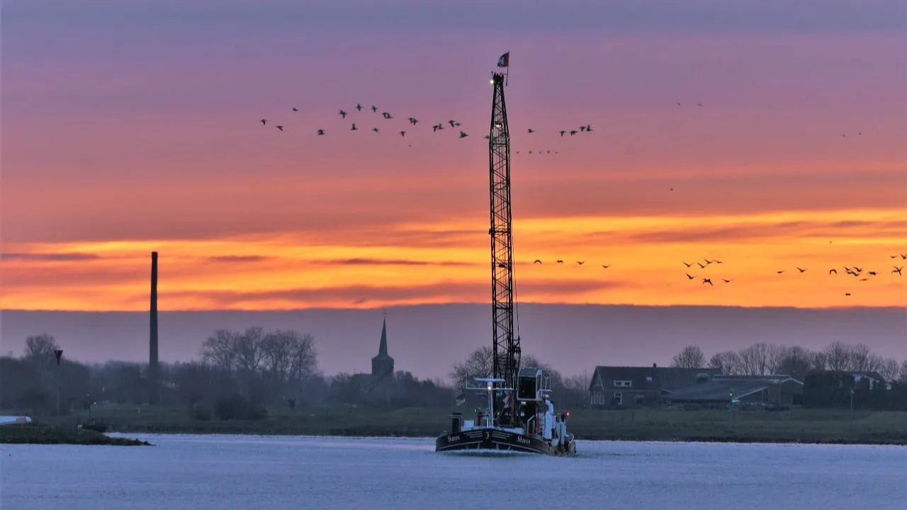 Eindelijk zonnig weer in aantocht, maar eerst nog vlokje sneeuw
