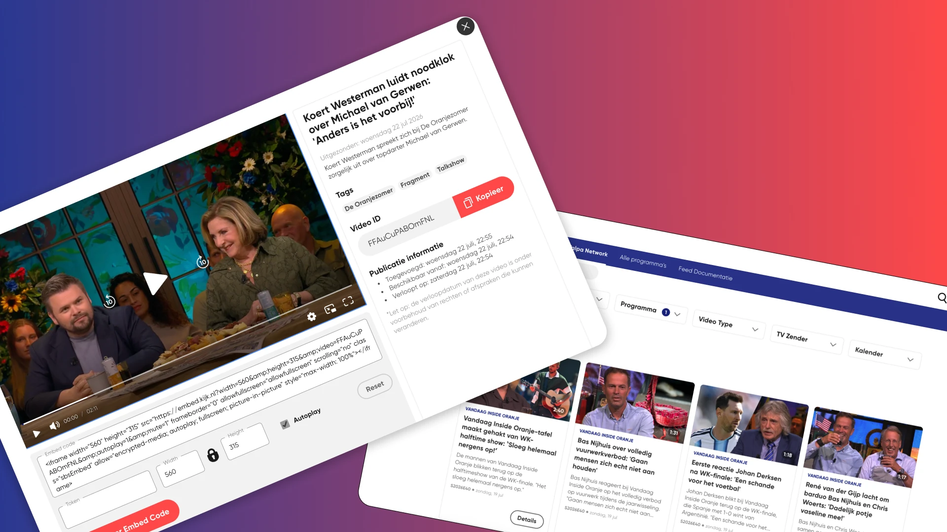 Embed onze content nu nog eenvoudiger met onze nieuwe portal!