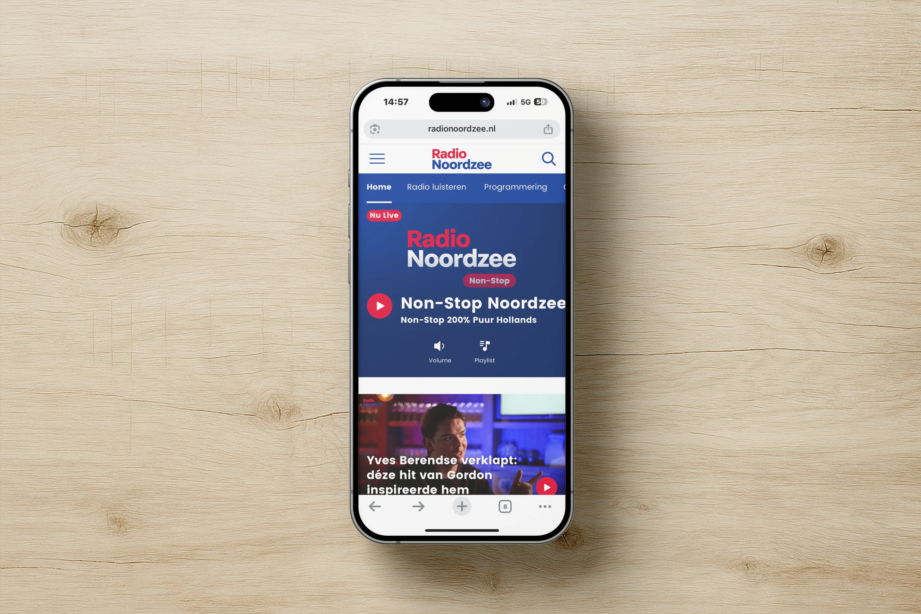 Wil jij Radio Noordzee op het startscherm van je telefoon? Zo krijg je dat voor elkaar