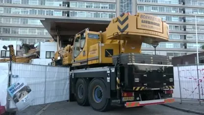 Persoon gewond geraakt bij omvallen kraan bij oud pand Erasmus MC