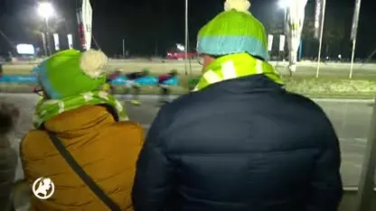 Simon Schouten wint eerste schaatsmarathon op natuurijs in Haaksbergen