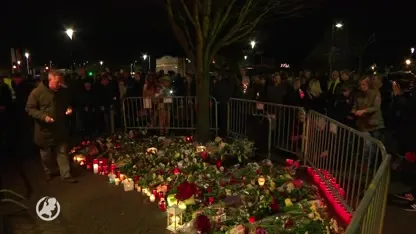 Honderden mensen eren tijdens pinnen doodgestoken Tom (64) in lichtjestocht