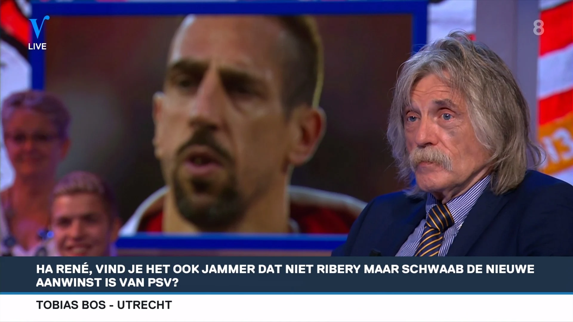 Johan blij dat 'hoerenloper' Ribery niet naar PSV komt