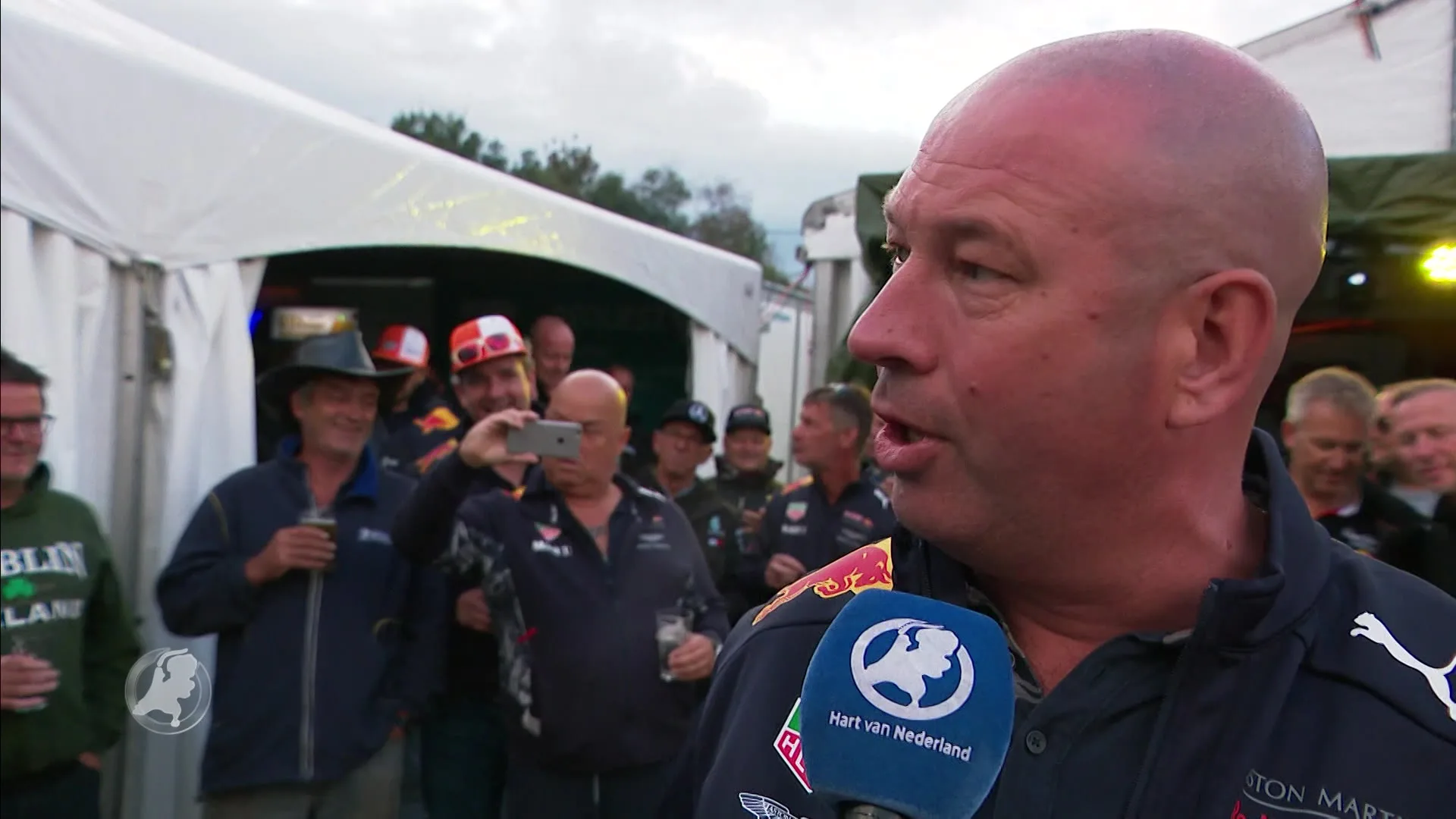 Tienduizenden Verstappen-fans kamperen in Belgische Spa