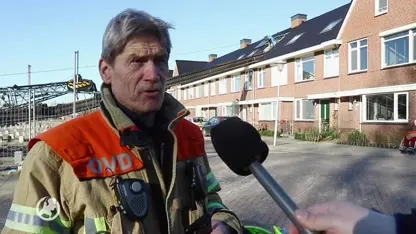 Heikraan valt op nieuwbouwwoning in Vlaardingen