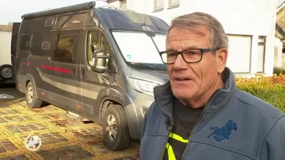Bert Marinus trof twee Syrische vluchtelingen aan in zijn camper