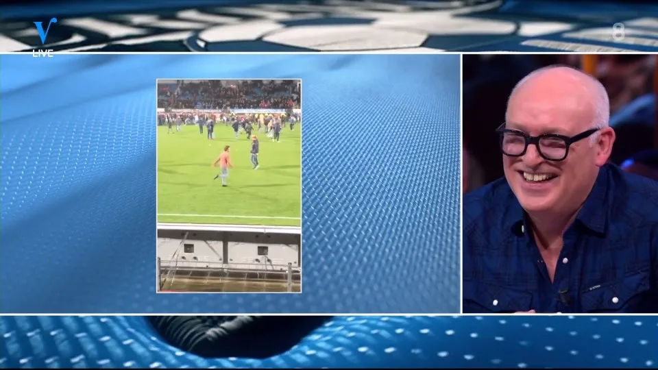 René moet lachen om dronken Willem II-fan: 'Die is goed!'