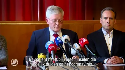 Burgemeester over eerste coronapatiënt