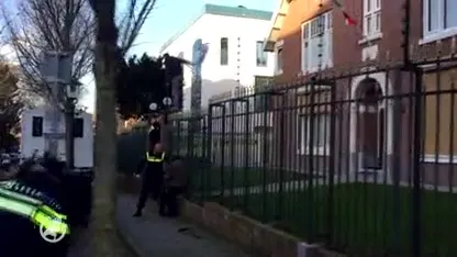 Aanhoudingen bij Iraanse ambassade Den Haag