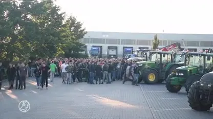 Boeren voeren opnieuw actie door heel Nederland, ook Duitse boeren onderweg