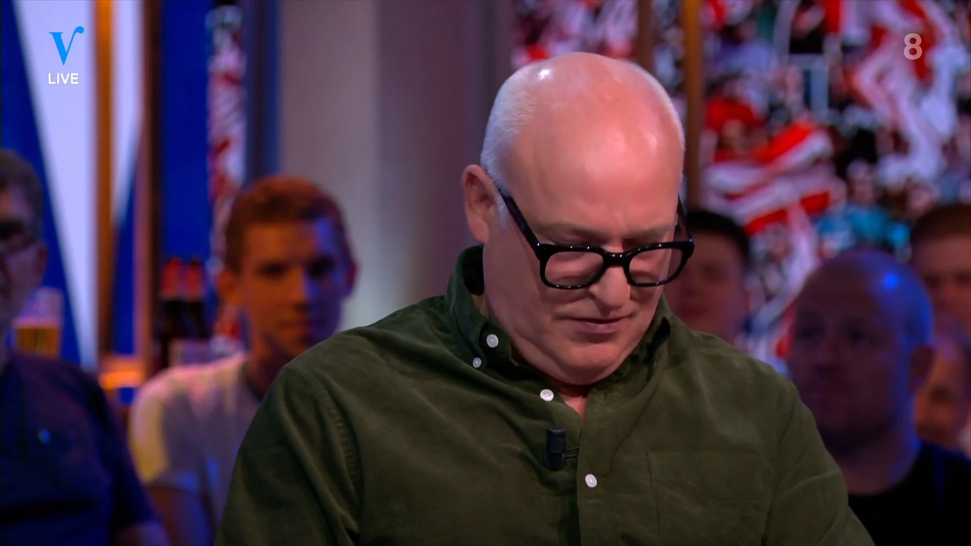 René deed dutje tijdens PSV - Ajax