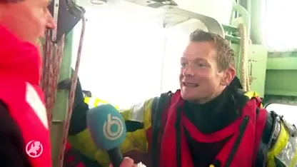 Kerstwensen- en broden voor scheepslui ver van huis voor de Nederlandse kust