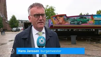 In Moergestel wordt vandaag de kermis wel opgebouwd.
