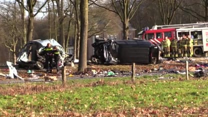 Dode na frontale botsing op N346 bij Warnsveld