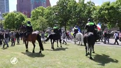 Tientallen aanhoudingen in Den Haag tijdens protestactie tegen lockdown
