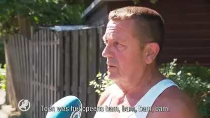 'Ik hoorde ineens bam bam bam'