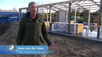 Jaar na brand herrijst nieuw clubhuis voor volkstuinders in Huizen