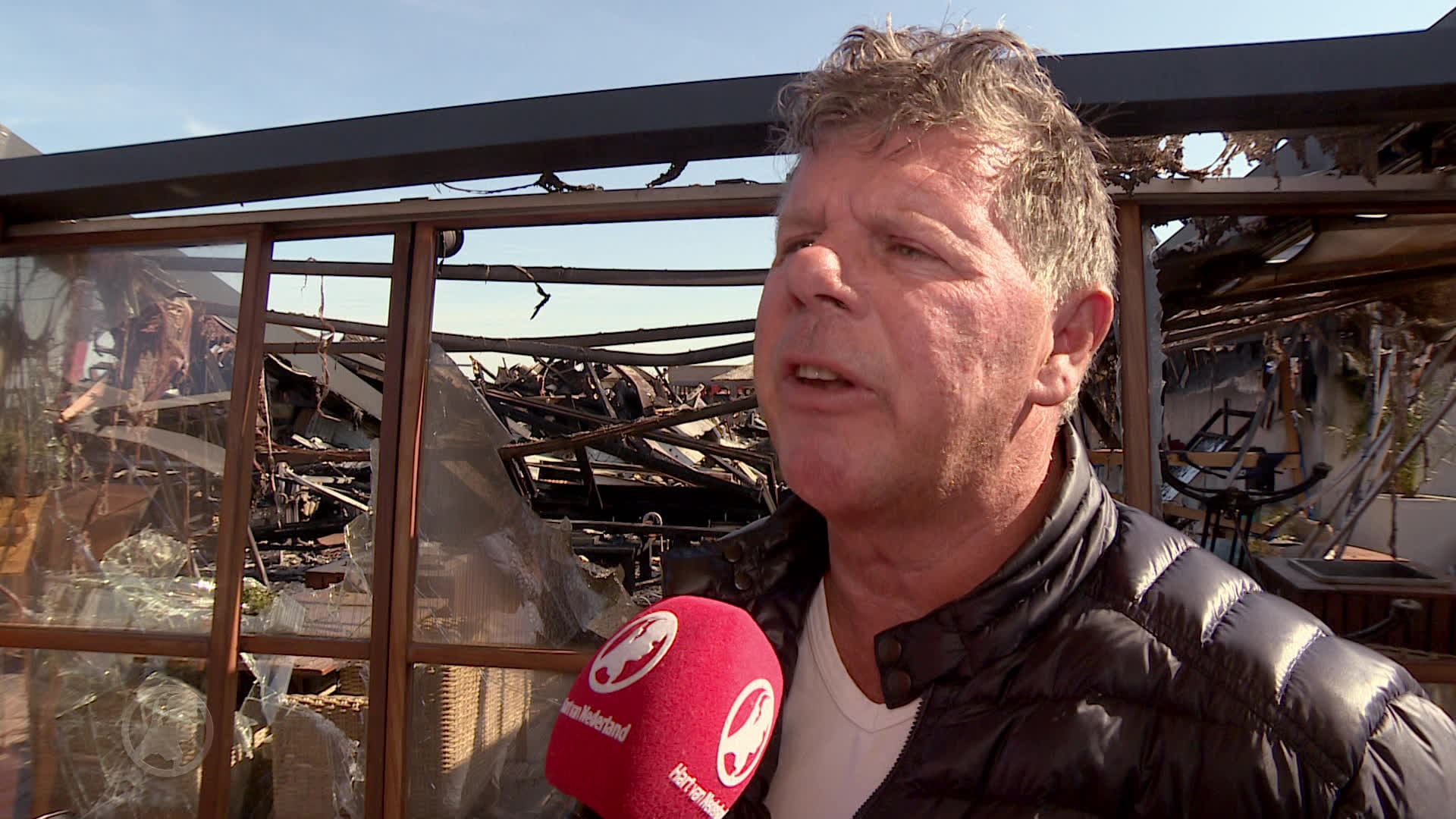 Grote brand in Scheveningse strandtent Blue Lagoon