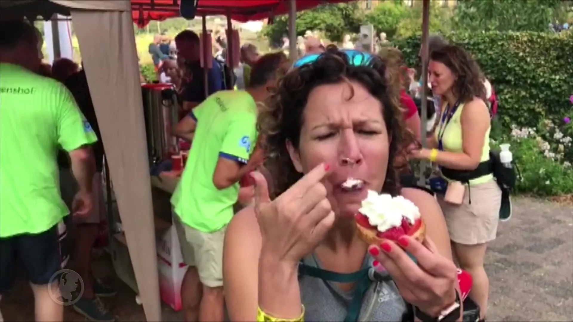 Yes, Evelien is binnen op dag 3 van de Vierdaagse