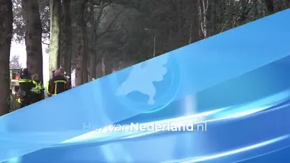 Ravage na frontale botsing tussen tractor en vrachtwagen in Zuidwolde