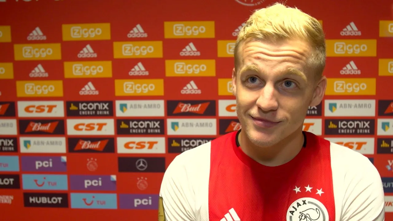 Van de Beek: 'Niet het idee dat zij veel tijd rekten'