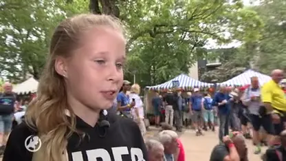 Yaël (11) is de jongste deelnemer van de Vierdaagse