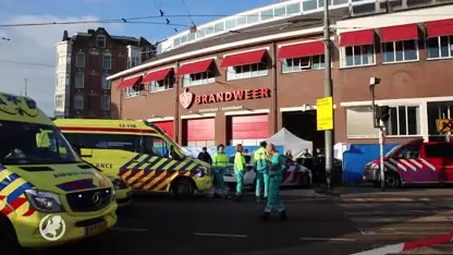 Dode en gewonde bij Amsterdamse brandweerkazerne na steekpartij