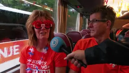 Oranje-invasie start in Zeist, bussen vol fans naar Valenciennes