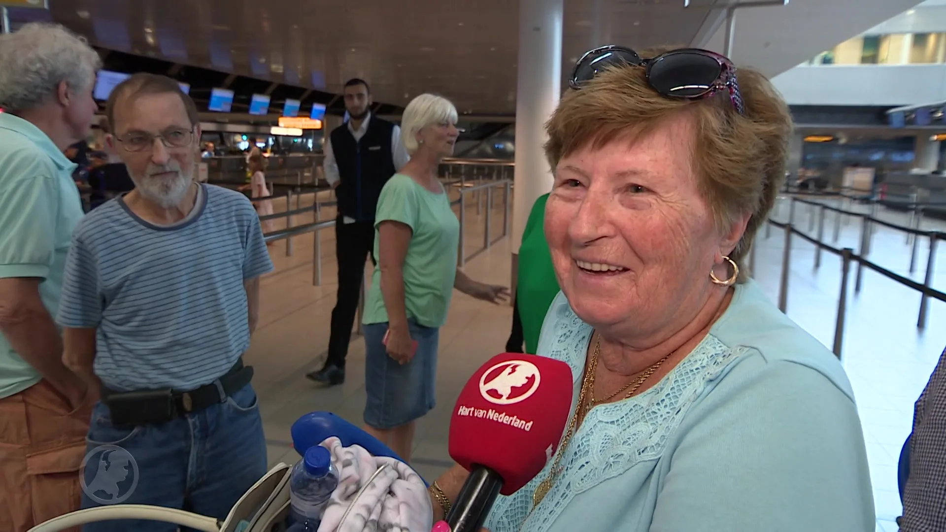 Opgeluchte reacties op Schiphol