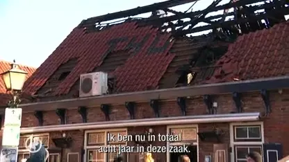 Brand verwoest eetcafé in Bunschoten-Spakenburg