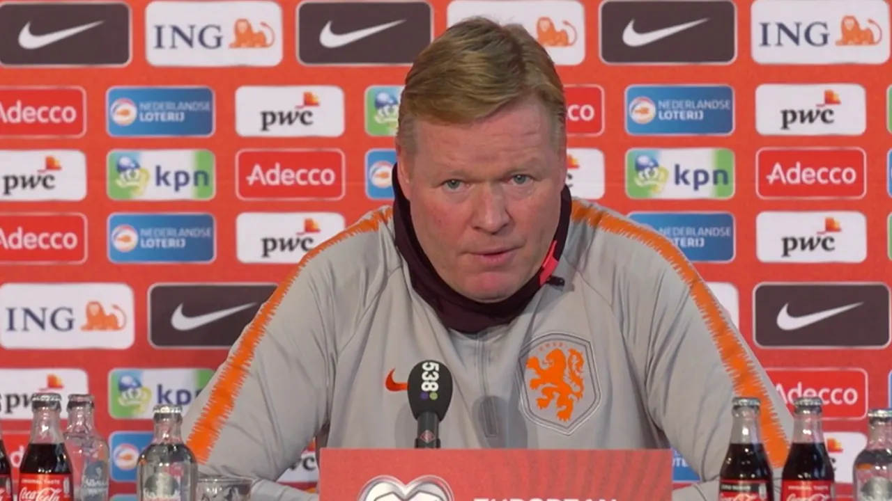 Koeman geïrriteerd: 'Er wordt negatief over mij gedacht'