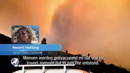 Neomi en Susanne belandden tussen de vlammen in Malibu