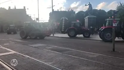 Boze boeren in Den Haag voor spontaan protest