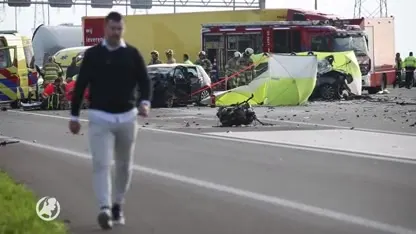 A2 dicht na ernstig ongeluk, mogelijk door spookrijder