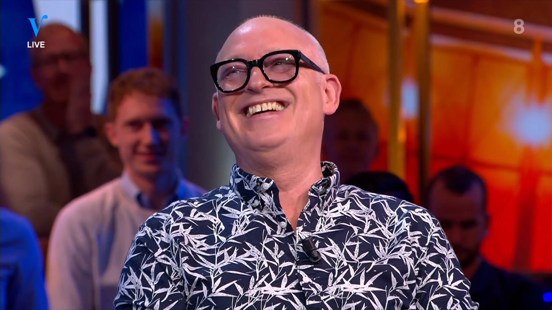 René moest lachen om Van der Vaart bij Studio Voetbal