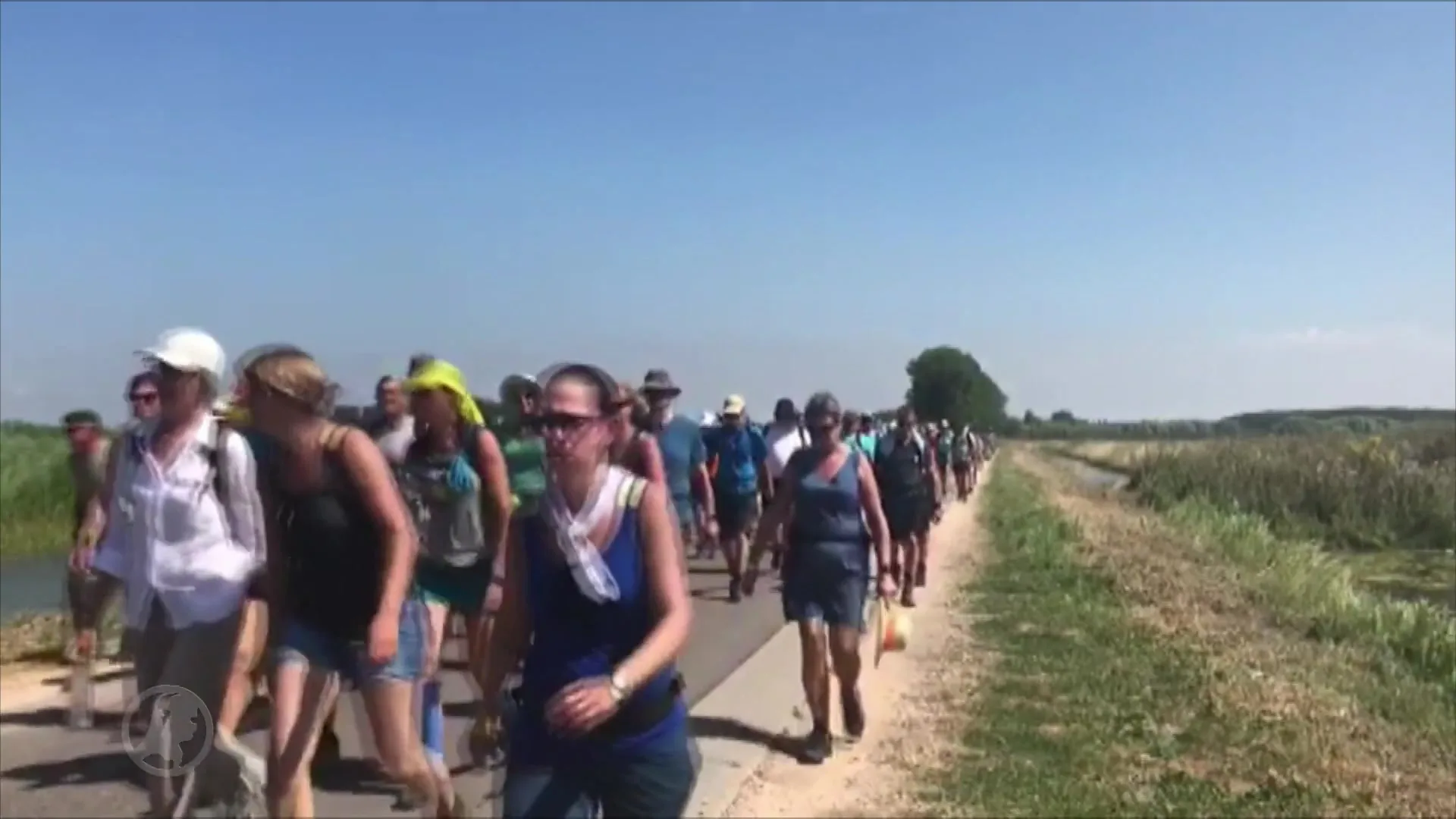 Dit was de eerste Vierdaagse-dag van Evelien