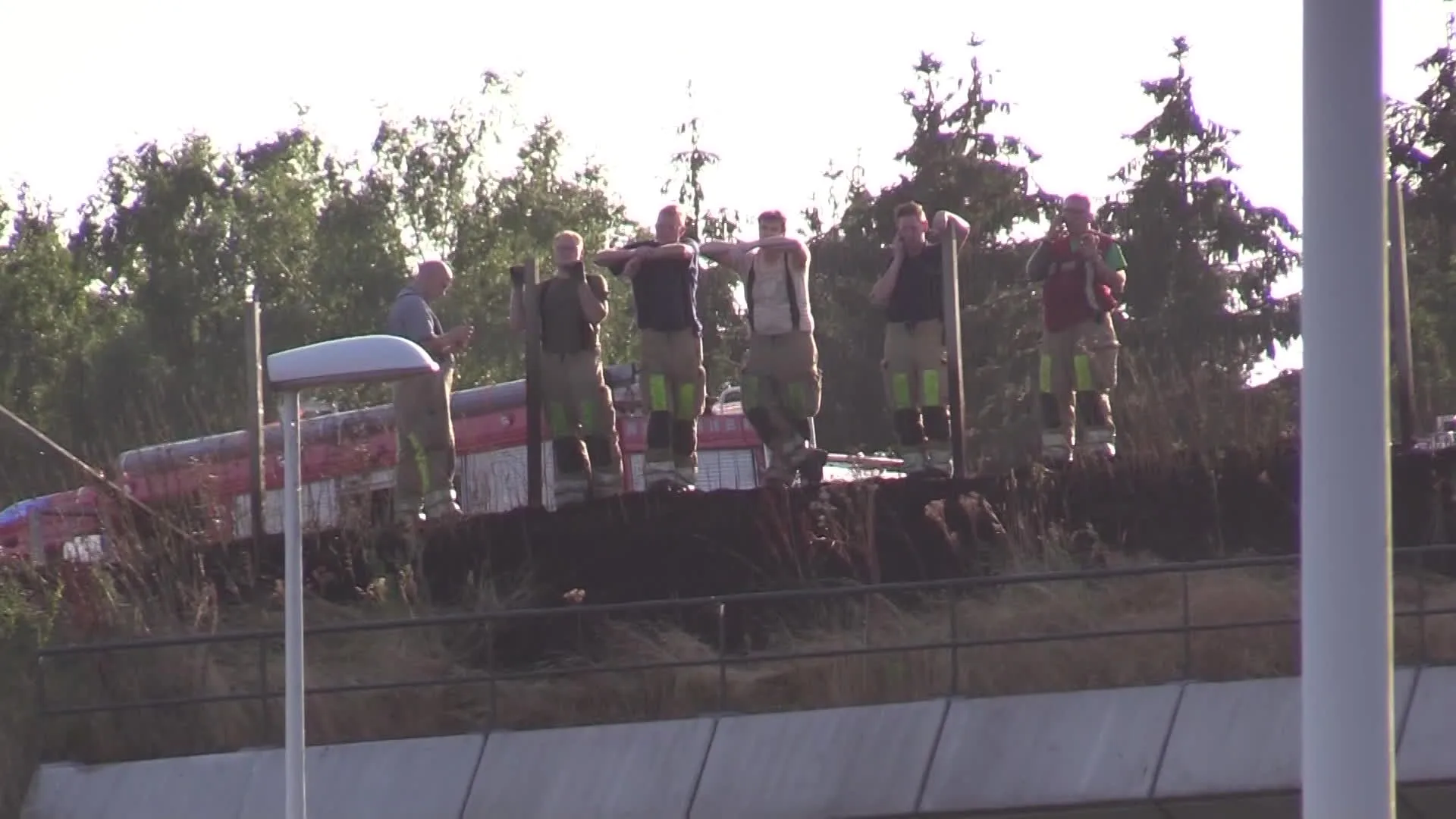 A12 weer open na natuurbrand