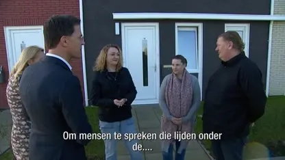 Rutte bij Groningers letterlijk aan het verkeerde adres