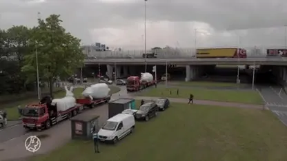 Reuze konijnen waken over fietspad in 'saai' havengebied Amsterdam
