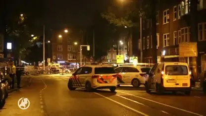 Slapende bewoner gewond door vallend glas na plofkraak in Amsterdam