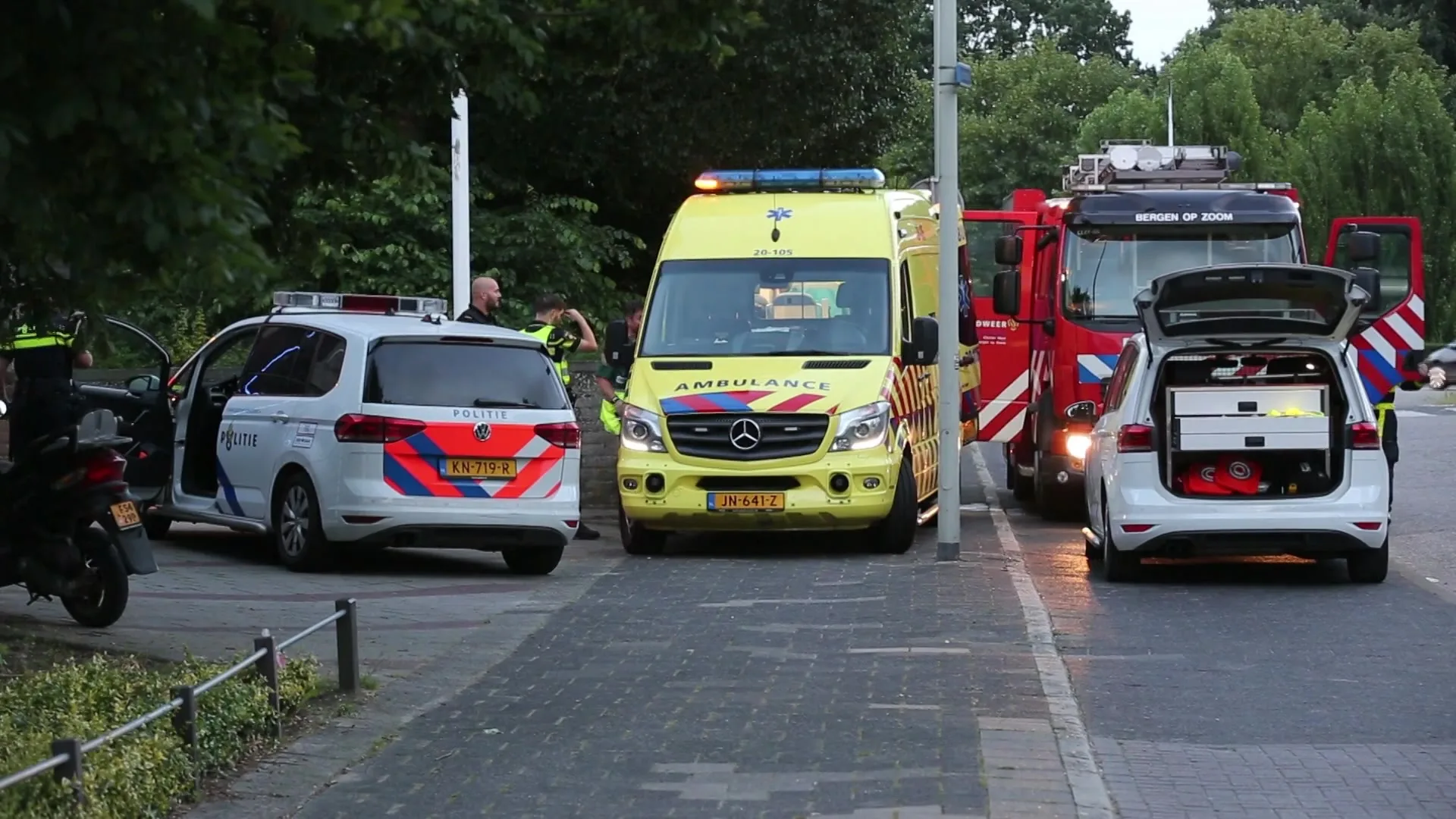 Man in Bergen op Zoom dreigt zichzelf in brand te steken