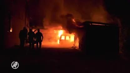 Grote brand op boerderij in Genderen, veel rookoverlast