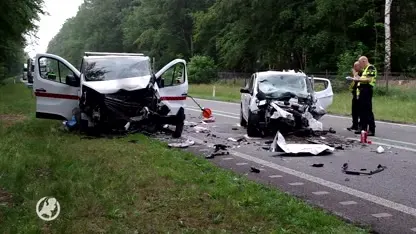 Dode bij frontale botsing op N34 bij Odoorn