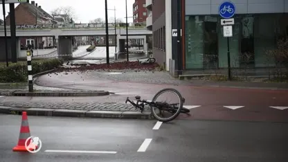 Deel van gevel valt van gebouw in Tilburg: ‘Had heel fout af kunnen lopen’