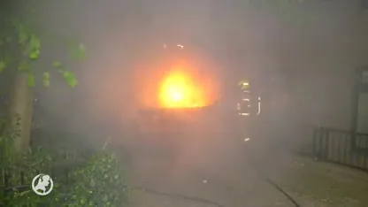 Ondanks extra toezicht wéér brandstichting in Arnhem: camper gaat in vlammen op